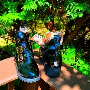 Triple Buckle-Strap Booties